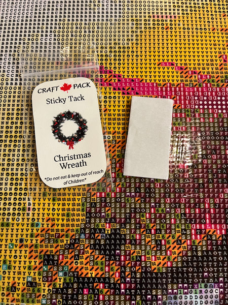 CraftPack Sticky Tack - Christmas Wreath