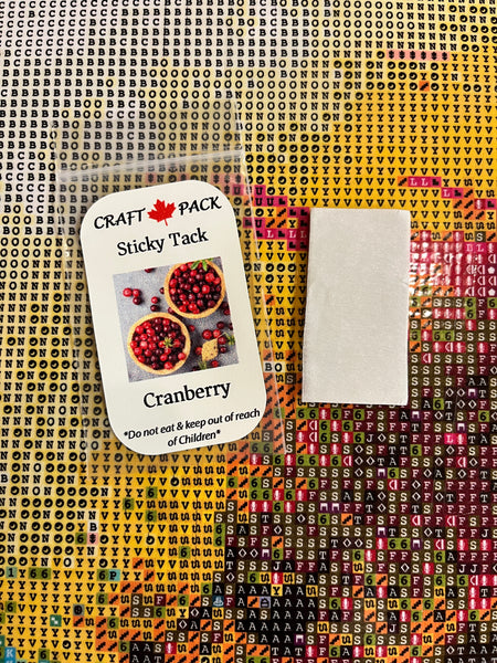 CraftPack Sticky Tack - Cranberry