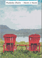 Muskoka Chairs Diamond Painting - Beginners